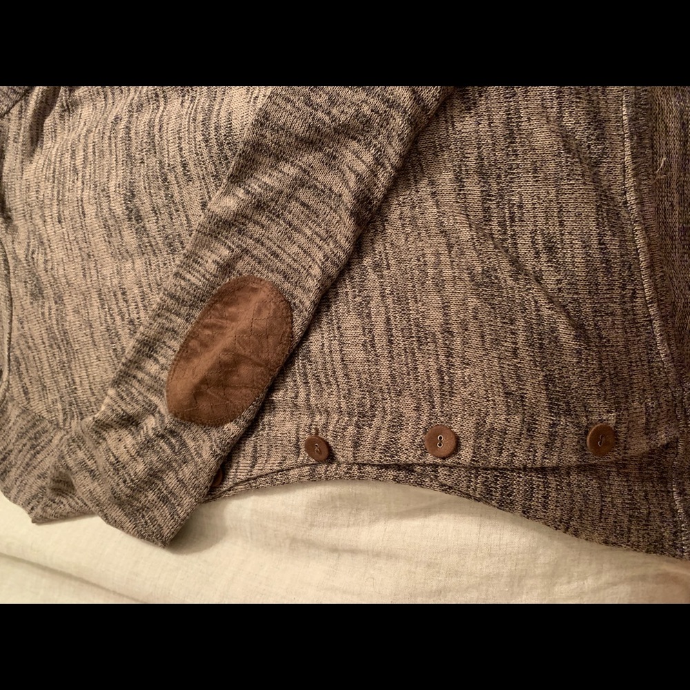 Women’s Dry Goods sweater with elbow patches